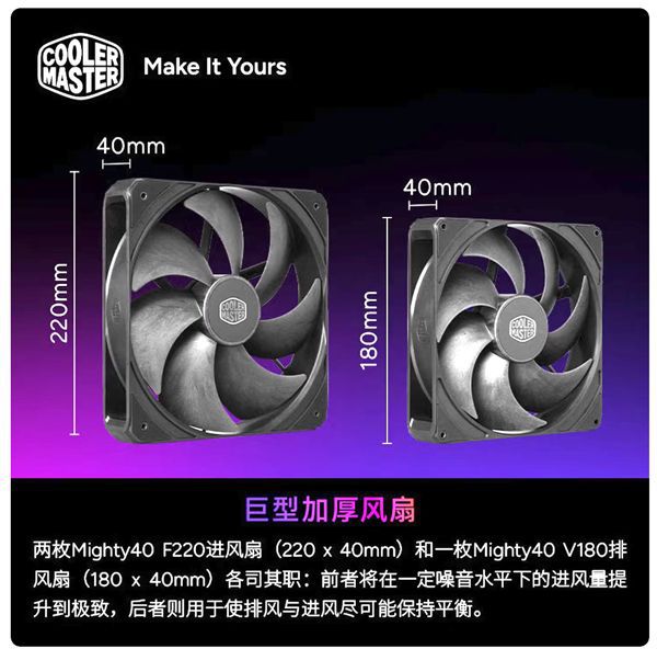 酷冷至尊HAF II 500机箱上架：售价1099元，标配三把大尺寸风扇
