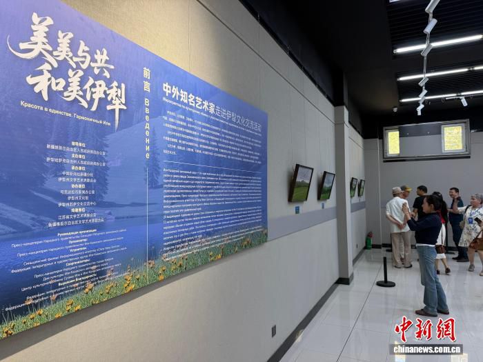 中外艺术家伊犁写生作品展亮相伊宁 48幅画作汇聚河谷风貌