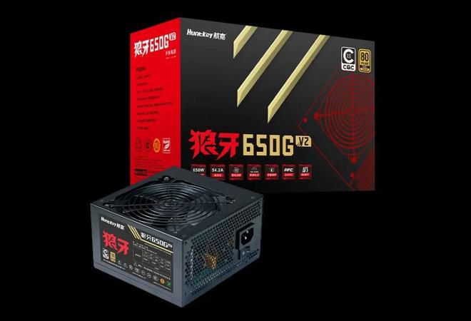 航嘉6·18促销：狼牙650G V2电源299元，全店3期免息至6月21日  第2张