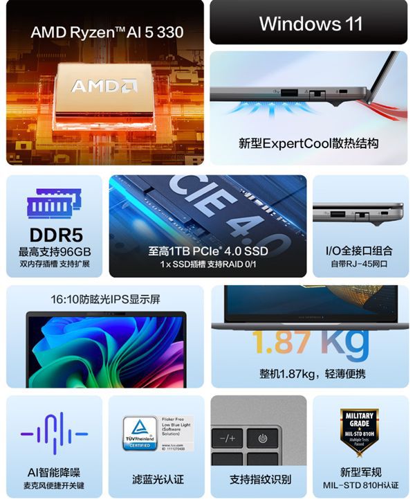 华硕破晓7S锐龙版笔记本京东自营开售 售价6999元  第3张