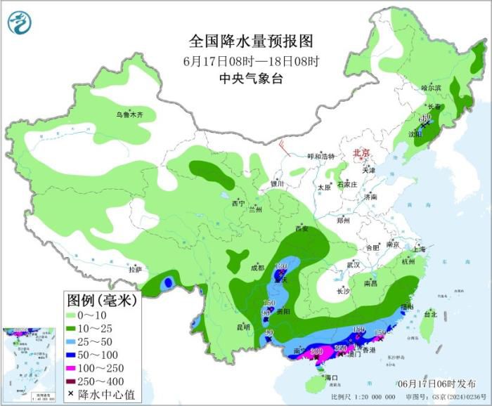 中央气象台继续发布暴雨橙色预警 广西南部沿海局地降雨量可达350毫米 第2张 中央气象台继续发布暴雨橙色预警 广西南部沿海局地降雨量可达350毫米 第2张