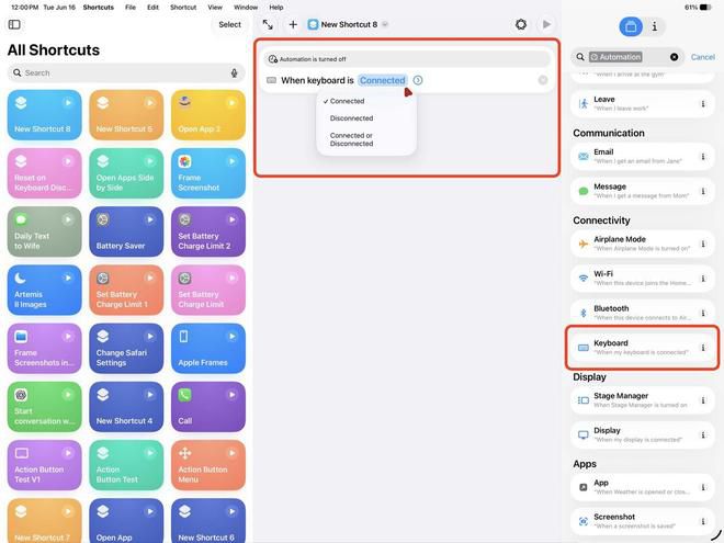 iPadOS 27为妙控键盘新增自动化触发条件 9to5Mac列出五项值得尝试的功能 第3张 iPadOS 27为妙控键盘新增自动化触发条件 9to5Mac列出五项值得尝试的功能 第3张