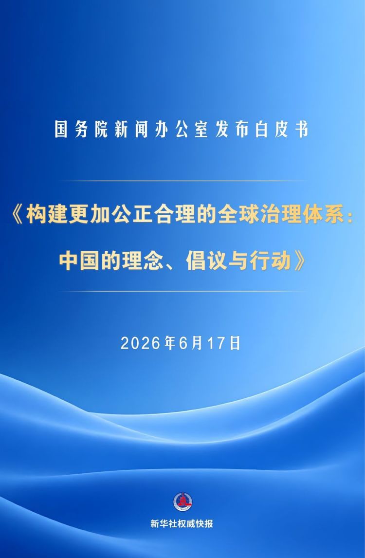 我国发布《构建更加公正合理的全球治理体系》白皮书