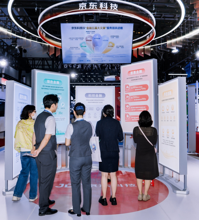 京东科技在2026中国国际金融展展示五篇大文章实践成果