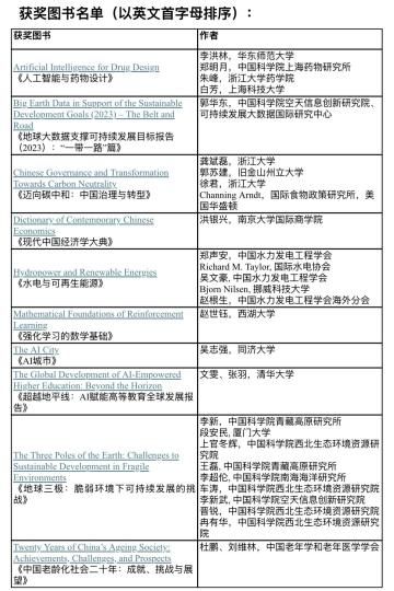 施普林格·自然在北京揭晓2026中国新发展奖10部获奖学术图书 第2张 施普林格·自然在北京揭晓2026中国新发展奖10部获奖学术图书 第2张
