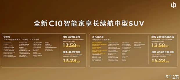 2027款零跑C10上市 指导价12.58万起 提供纯电/增程各两款  第2张