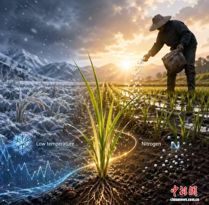 中国科学家研发“一箭双雕”水稻智能分子模块,兼顾耐寒与氮高效利用 第2张 中国科学家研发“一箭双雕”水稻智能分子模块,兼顾耐寒与氮高效利用 第2张