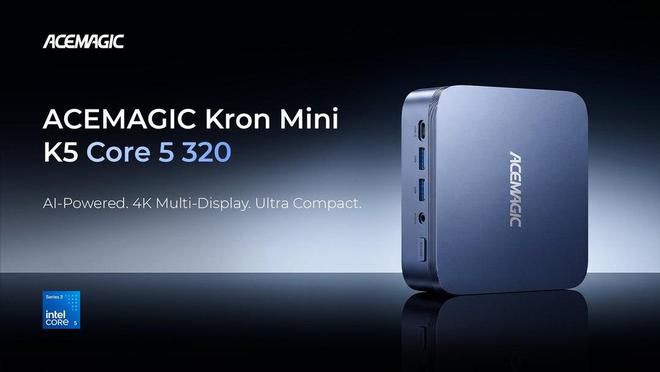 ACEMAGIC发布Kron Mini K5迷你主机 搭载英特尔酷睿5 320处理器 第1张 ACEMAGIC发布Kron Mini K5迷你主机 搭载英特尔酷睿5 320处理器 第1张