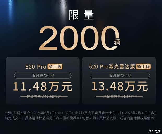 广汽丰田铂智3X骑士版上市 限时权益价11.48万元起 限量2000辆 第2张 广汽丰田铂智3X骑士版上市 限时权益价11.48万元起 限量2000辆 第2张
