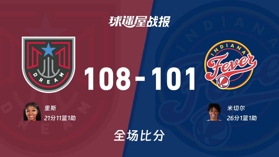 WNBA常规赛：梦想主场108-101战胜狂热，里斯罚球锁定胜局