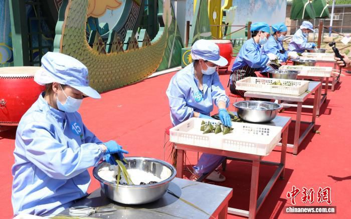 山西吕梁前青塘村端午粽飘香 苇叶产业年产值达亿元