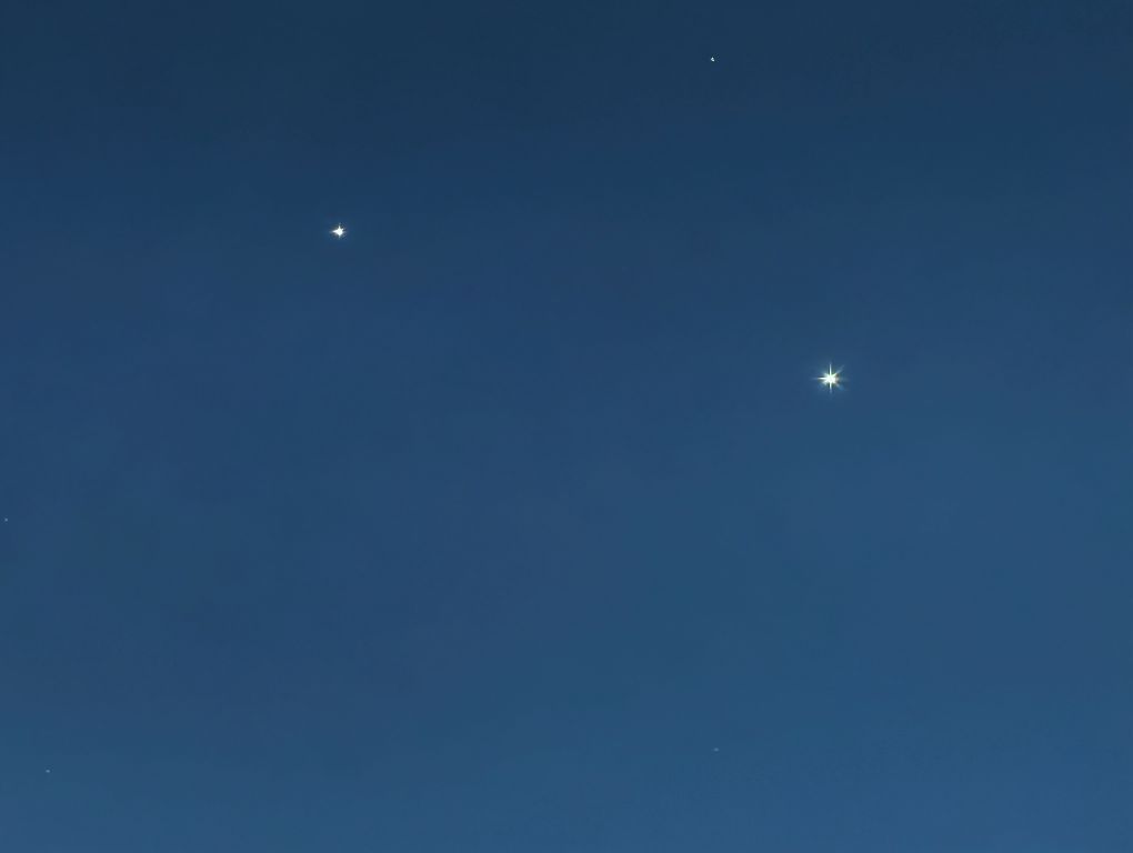 6月20日晚金星与蜂巢星团上演近距离相伴 第1张 6月20日晚金星与蜂巢星团上演近距离相伴 第1张