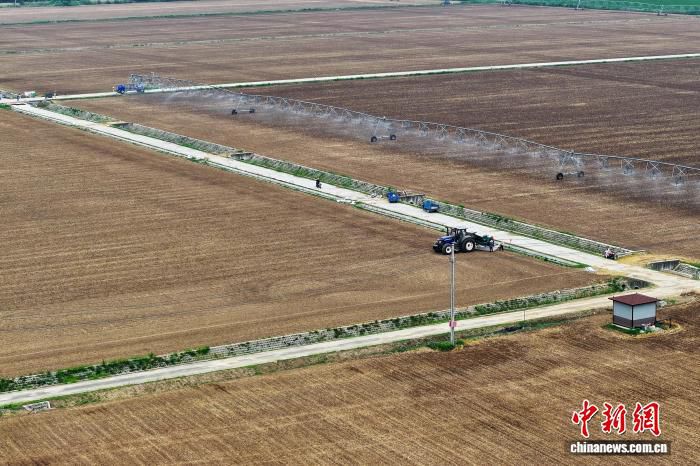 安徽宿州大豆播种引入北斗导航 农机手借助显示屏精准作业