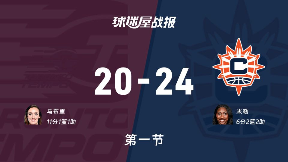 WNBA常规赛：阳光首节20-24领先节奏 马布里单节11分难阻劣势