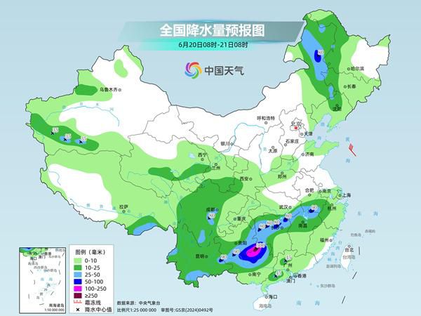 端午假期后两天南方降雨持续 长江中下游明日暴雨到大暴雨