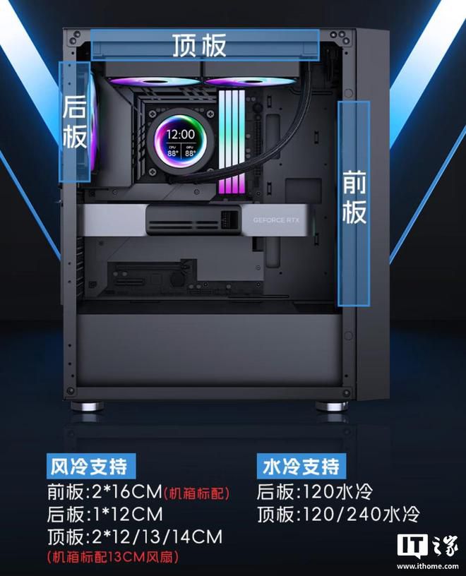 先马锋400侧透机箱京东上架：Mesh网孔设计配双16cm风扇，309元  第4张