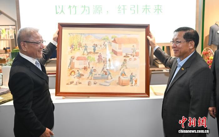缅甸总统敏昂莱访问杭州 走访新材料与人工智能企业
