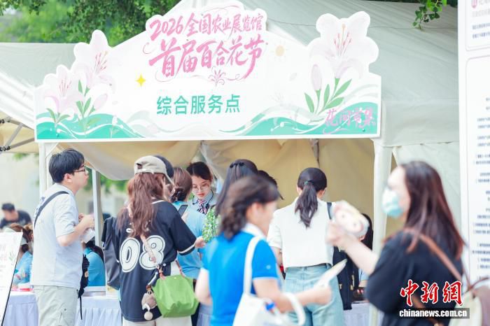 全国农业展览馆首届百合花节开幕 5000㎡五色花海免费开放