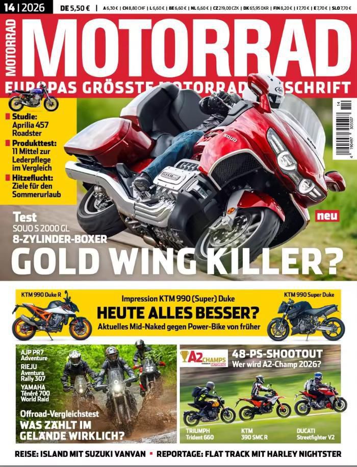 德国权威杂志《Motorrad》将中国摩托车推上头条