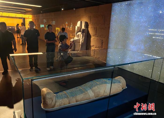 意大利都灵埃及博物馆171件文物亮相盐城 90%展品首展中国