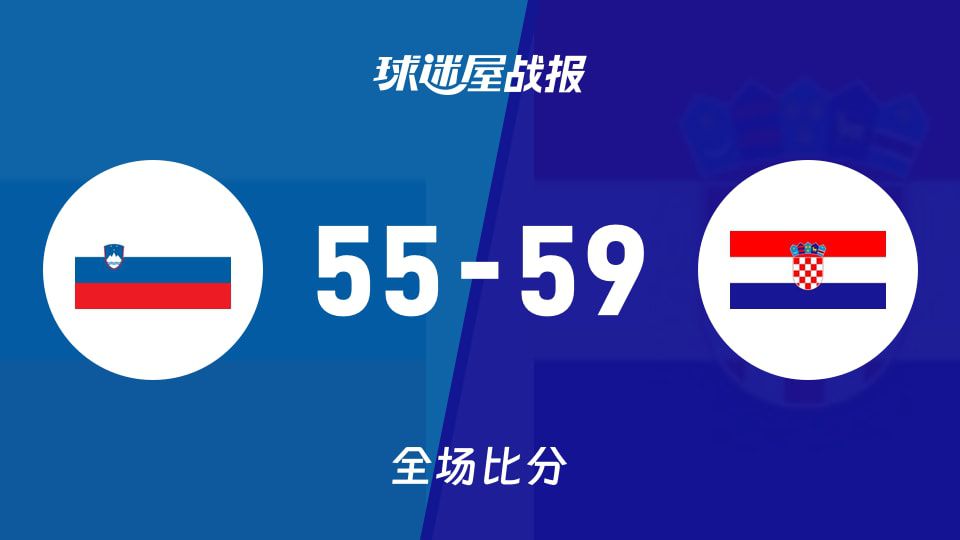 克罗地亚女篮U20客场59-55战胜斯洛文尼亚女篮U20