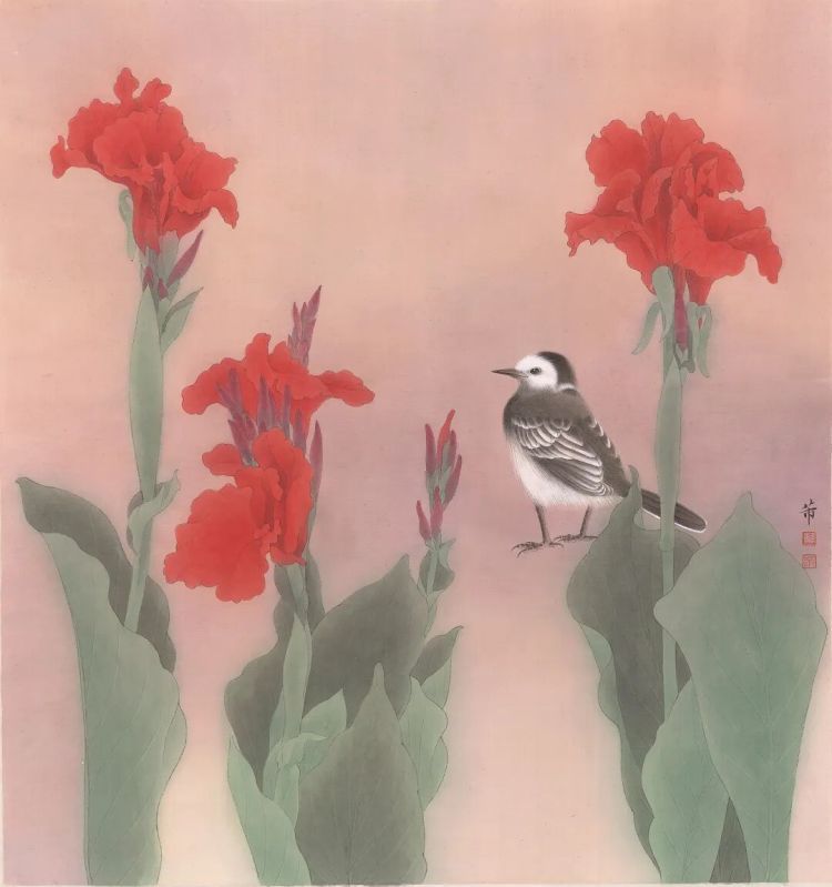 上海画家万芾创作二十四节气主题花鸟画作  第3张