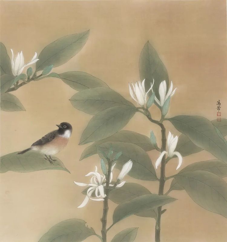 上海画家万芾创作二十四节气主题花鸟画作  第5张