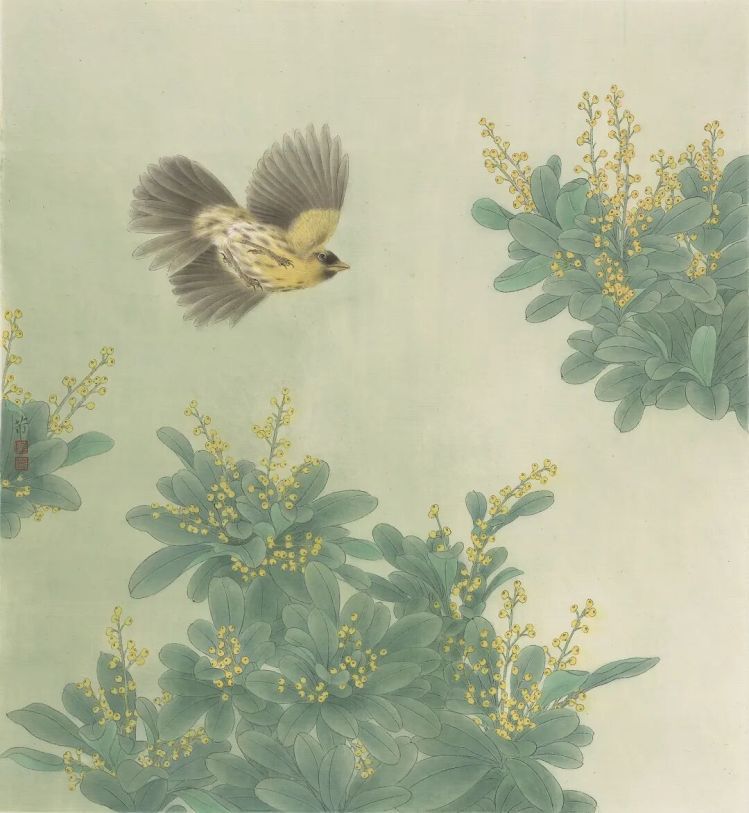 上海画家万芾创作二十四节气主题花鸟画作  第11张