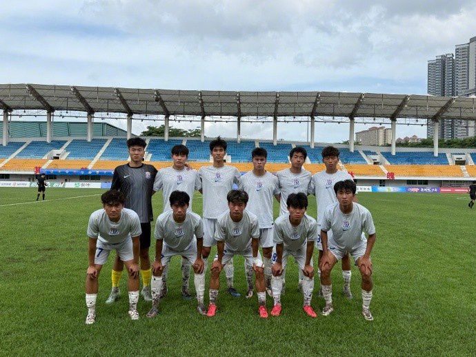 上海申花U20与广东广州豹1-1战平，赖锐单刀破门