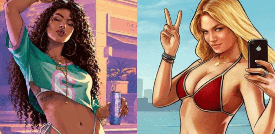 GTA6》封面原画曝光：深肤色女主角设定引发玩家社区分裂