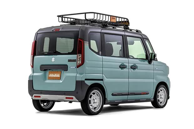 日本Damd推出铃木Spacia Gear专属外观套件  第5张