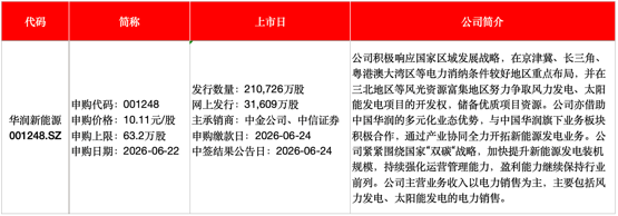 华润新能源深交所IPO募资245亿元 超越金龙鱼创历史纪录  第2张