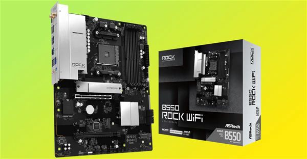华擎发布B550 Rock WiFi主板，AM4平台持续推新已近十年  第3张