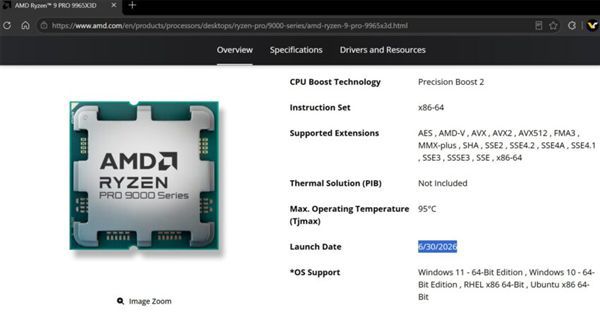 技嘉X870主板更新CPU支持列表 纳入AMD锐龙PRO 9000系列  第2张