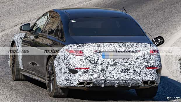 新款AMG S 63谍照曝光：弃用插混，回归V8加48V轻混  第5张
