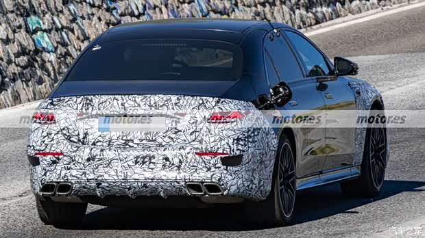 新款AMG S 63谍照曝光：弃用插混，回归V8加48V轻混  第6张