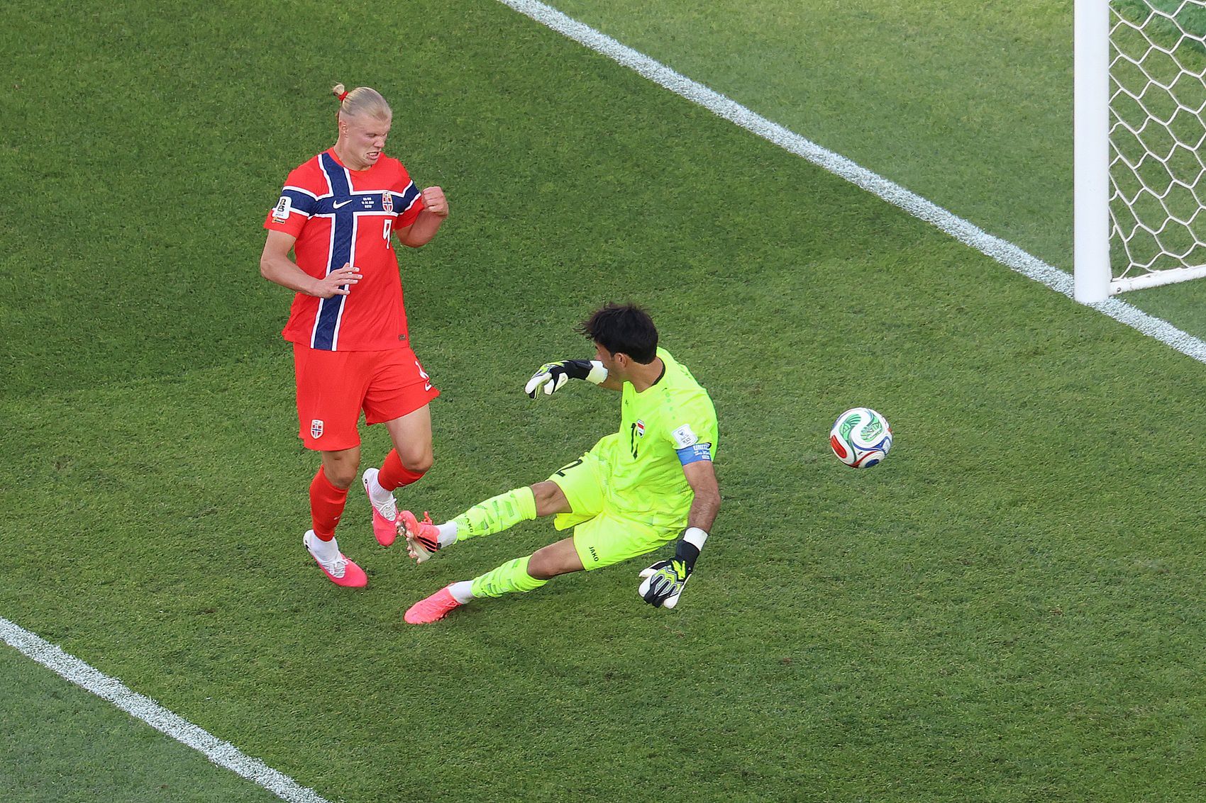 哈兰德国家队连续12场正赛进球，世界杯3-1领先塞内加尔  第1张
