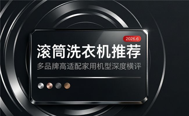 四款差异化滚筒洗衣机评测：覆盖大平层至精致独居场景