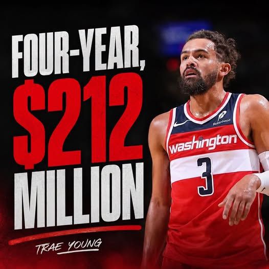特雷·杨与奇才达成4年2.12亿美元续约 第四年含球员选项  第5张