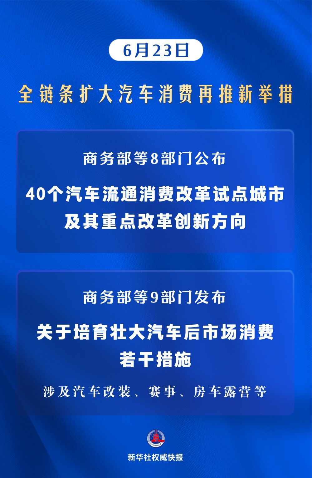 商务部等部门发布两项通知 加力推动全链条扩大汽车消费