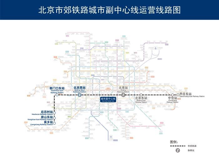 北京市郊铁路城市副中心线提升工程进入验收阶段