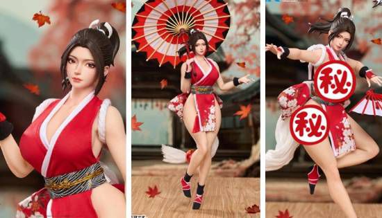 TriEagles Studio开启《拳皇》不知火舞1/6比例可动手办预售