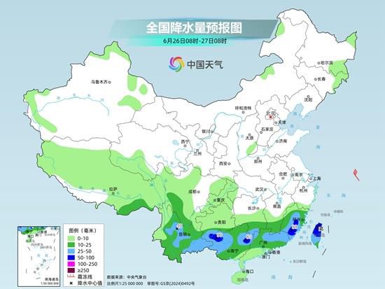 南方主雨带南落 广西贵州云南交界等地有暴雨或大暴雨  第3张