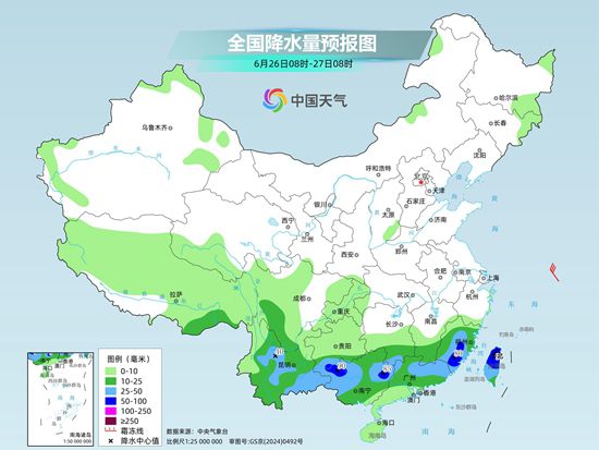 南方主雨带南压 广西贵州局部有大暴雨  第3张
