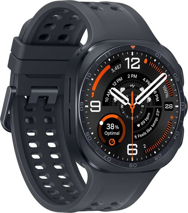 三星 Galaxy Watch Ultra2 渲染图曝光，提供黑色与绿灰色两种配色  第4张