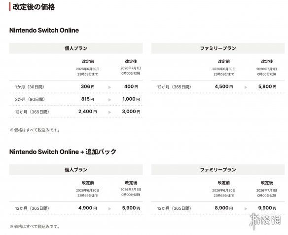 任天堂确认Nintendo Switch Online服务将于2026年7月1日实施调价 涨幅近30  第2张