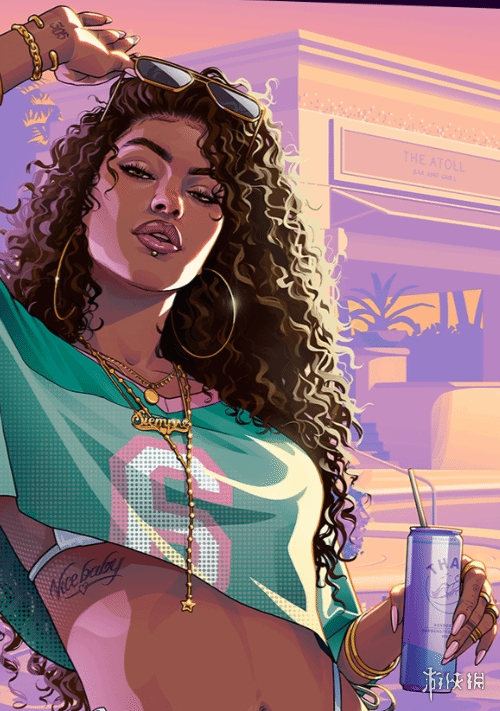 GTA6》封面公开后封面女郎引热议,博主绘制同人图获关注 第2张 GTA6》封面公开后封面女郎引热议,博主绘制同人图获关注 第2张