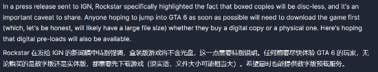 GTA6》数字版预载与实体版发售日期确定  第3张