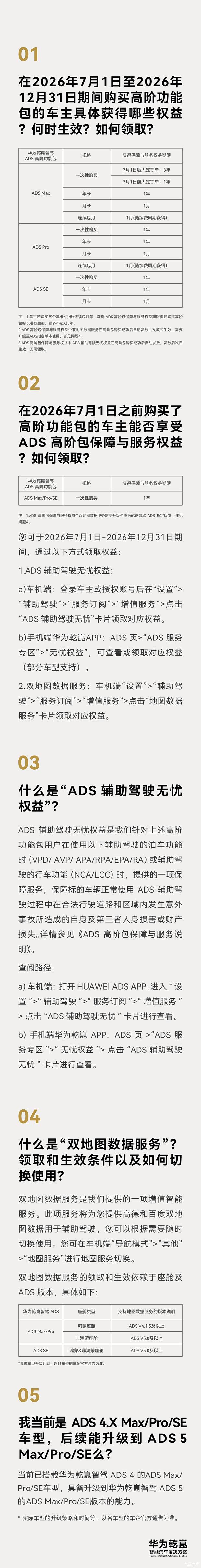 华为乾崑ADS Max高阶智驾包7月1日起涨价4000元 限时优惠6月30日截止 第2张 华为乾崑ADS Max高阶智驾包7月1日起涨价4000元 限时优惠6月30日截止 第2张