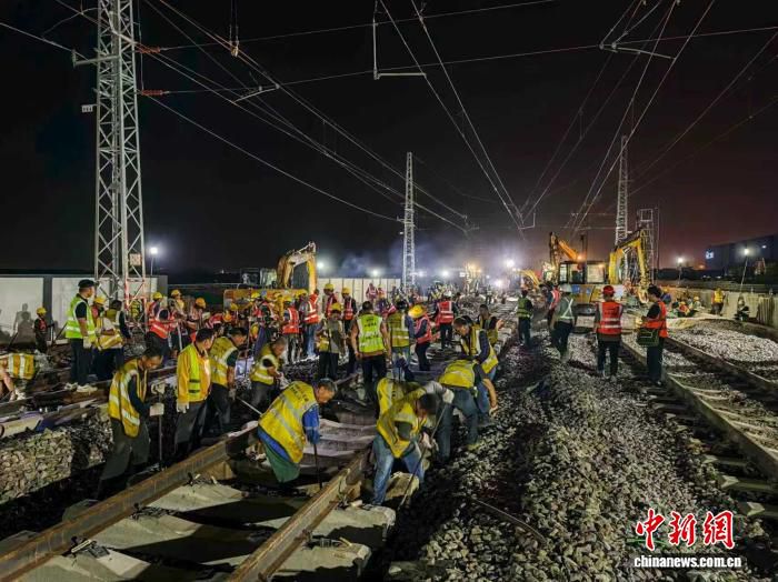 南沙港南站股道延长改造工程投用 海铁联运能力将翻倍